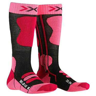 X-Socks Unisex Kinder Ski Junior 4.0 Socks, Anthracite Melange/f im Sale